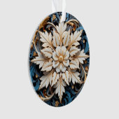 3Dクリスマスフラワー オーナメント (正面)