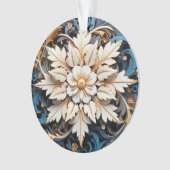3Dクリスマスフラワー オーナメント (正面)