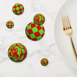 3Dクリスマスボール コンフェッティ
