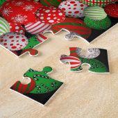 3Dクリスマスボール ジグソーパズル (側面)