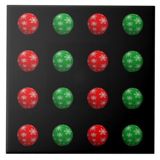 3Dクリスマスボール タイル (正面)