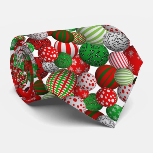 3Dクリスマスボール ネクタイ (ロール)