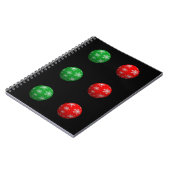 3Dクリスマスボール ノートブック (左側)