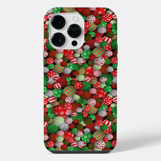 3Dクリスマスボール iPhoneケース (裏面)