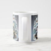 3Dクリスマスマグクリスマスペンギン ジャンボコーヒーマグカップ (裏面)