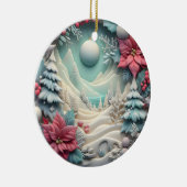 3Dクリスマス セラミックオーナメント (右)