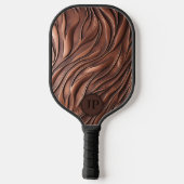 3Dクール銅金属溶湯イニシャル ピックルボールラケット (裏面)