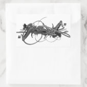 3dグラフィティシール 長方形シール (バッグ)