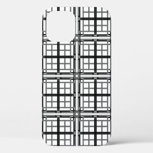 3Dグレーのジオメトリ抽象芸術パターン背景。3d b Case-Mate iPhoneケース (裏面)