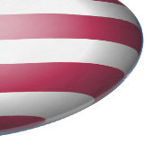 3Dグローブにおける愛国的なアメリカ国旗のデザイン カッティングボード (角)