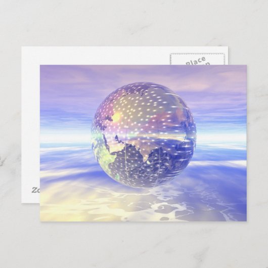 3Dグローブ13 ポストカード (正面/裏面)