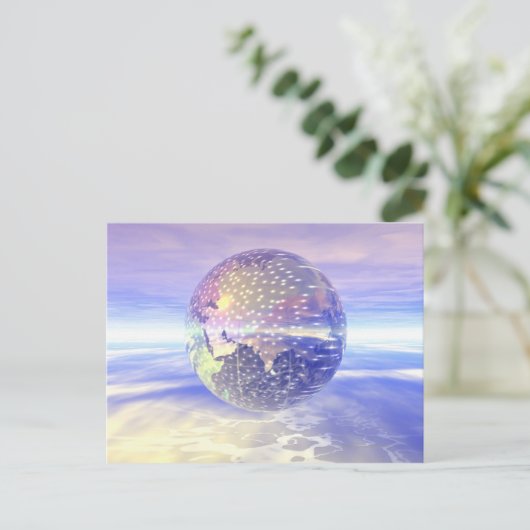 3Dグローブ13 ポストカード (スタンド正面)