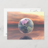3Dグローブ5 ポストカード (正面/裏面)