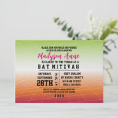 3Dゲーマーゲーミングデジタルバー（ユダヤ教の）バル・ミツバー招待状 招待状 (スタンド正面)