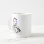 3Dコーヒー・マグのリンカーン コーヒーマグカップ (正面左)