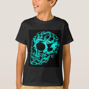 3Dゴシック様式スカル Tシャツ