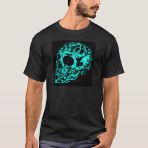 3Dゴシック様式スカル Tシャツ