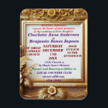 3Dゴールデンフローラ植物体 マグネット<br><div class="desc">カスタマイズイベントに。</div>