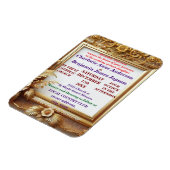 3Dゴールデンフローラ植物体 マグネット (左側)