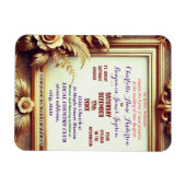 3Dゴールデンフローラ植物体 マグネット (横)