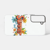 3dサマー文字 samsung galaxyケース (裏面横)