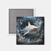 3Dサメ マグネット (正面/裏面)