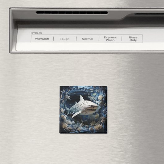 3Dサメ マグネット (インサイチュ (食洗機))