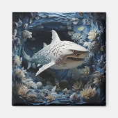 3Dサメ マグネット (正面)