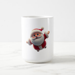 3Dサンタクロースのクリスマスセラミックコーヒーティーマグギフト コーヒーマグカップ