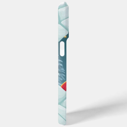 3Dサンタクロースのクリスマスパーソナライズされた名 Case-Mate iPhoneケース (裏面 / 右)