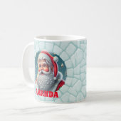 3Dサンタクロースカスタムクリスマス コーヒーマグカップ (正面左)