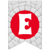 3Dサンタクロースクリスマスレッドホリデイ バンティングフラッグ (第3の旗)