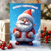 3Dサンタクロースメリークリスマス シーズンカード