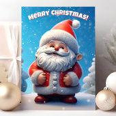 3Dサンタクロース メリークリスマス シーズンカード
