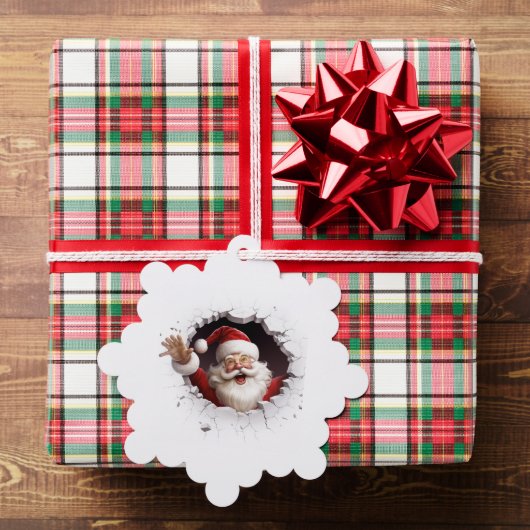 3Dサンタ オーナメントカード (インサイチュ (ギフト))