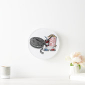 3Dシネマ ラウンド壁時計 (ホーム)