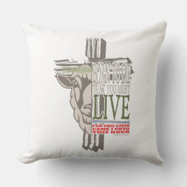 3Dシャドウクロス犠牲ラム生まれダイ クッション