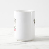 3Dシャドウクロス犠牲ラム生まれダイ コーヒーマグカップ (中央)