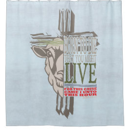 3Dシャドウクロス犠牲ラム生まれダイ シャワーカーテン