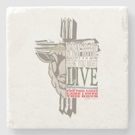 3Dシャドウクロス犠牲ラム生まれダイ ストーンコースター