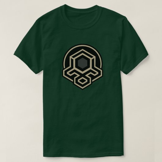 3Dシンメトリー アドバンストアート ダーク Tシャツ (デザイン正面)
