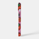 3Dジェリーピンクトマトフォンケース iPhone 15ケース (左側面)