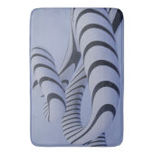 3Dジオメトリックアートバスマットモダン- & Eye-Cating バスマット (正面縦)