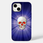 3Dスカル- Angel of Death with Fire Eyes Case-Mate iPhoneケース (裏面)