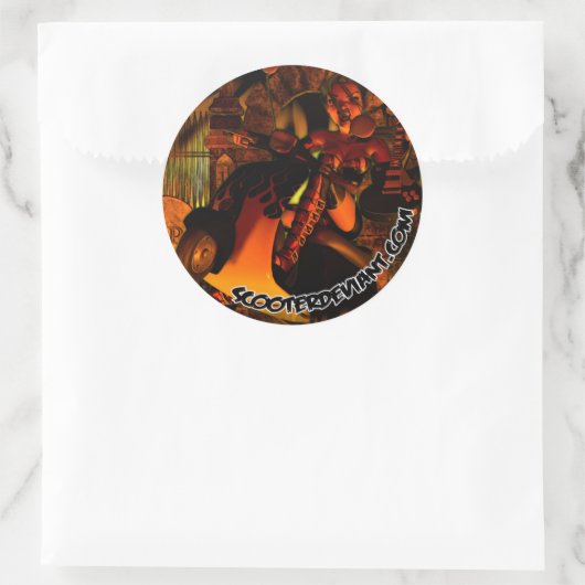 3Dスクーター偏差器 ラウンドシール (バッグ)