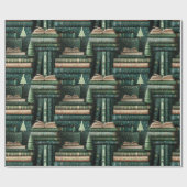 3Dスタイルブックラッピング紙 ラッピングペーパー (フラット)