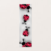 3DスタイルLadybugsブックマーク折り畳み名刺 名刺 (外部フラット)