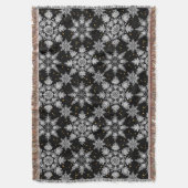 3dスノーフレーク スローブランケット (正面縦)