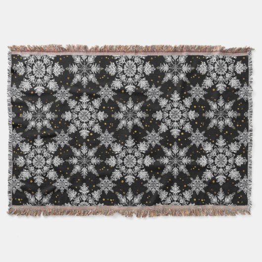 3dスノーフレーク スローブランケット (正面)