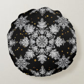 3dスノーフレーク ラウンドクッション (裏面)